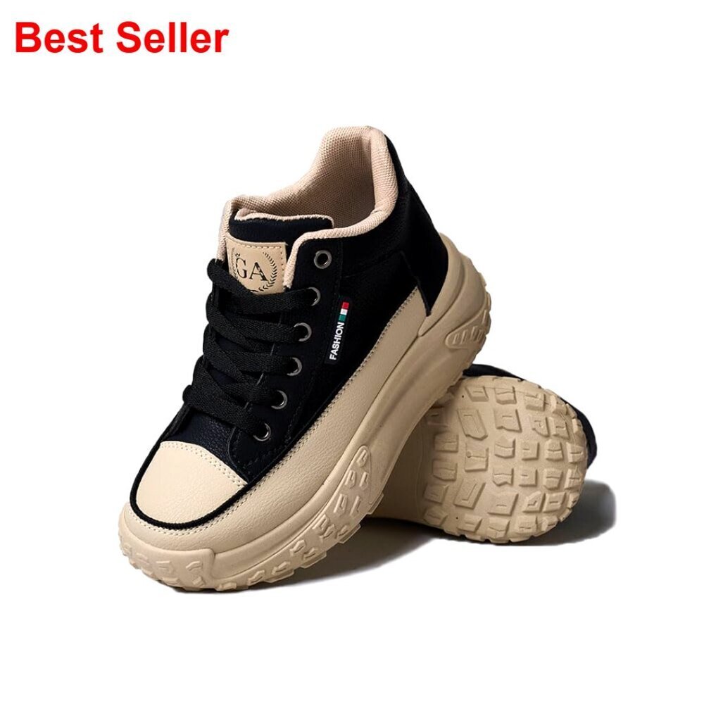 Chunky Platform Mesh Sneakers, Comfortable Running Walking Shoes